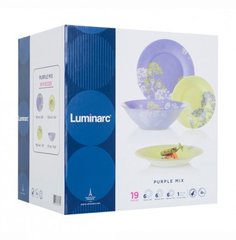 Сервиз столовый Amb Purple Mix & Mat 19 предметов Luminarc N4651