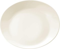 Тарілка овальна 19х16, 5х2, 5 см. фарфорова, бежева Gourmet-plate Organic M5339 серія "Maxim" (725342)