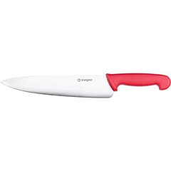 Кухонний ніж кухарський 25 см. Stalgast з червоною пластиковою ручкою (281251)