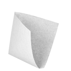 Пакет-куточок паперовий жиростійкий 170х170 мм., 38 г/м2, 2000 шт/уп білий крафт (46000)