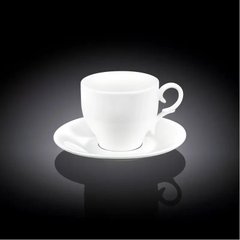 Чашка кавова&блюдце Wilmax 90 мл WL-993103