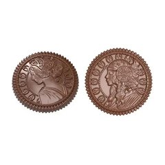 Форма для шоколаду "Монета" 43x43x5,5 мм., 5х2 шт., 7,5 гр. з полікарбонату Chocolate World