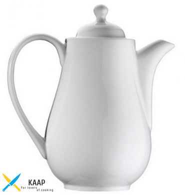 Білий порцеляновий чайник з кришечкою Kutahya Porselen FRIG 800 мл (FR2800)