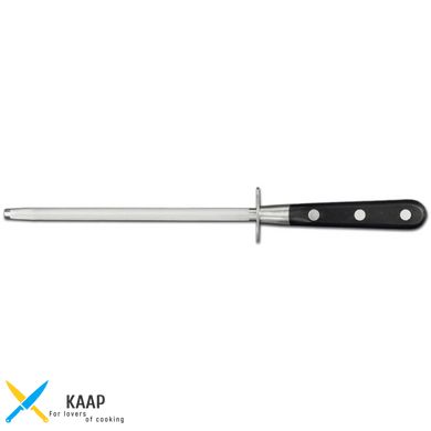 Мусат круглый 20 см с черной пластиковой ручкой Chef, Sanelli Ambrogio C343.020