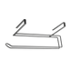 Тримач для рушників на двері або полицю чорний METALTEX EASY-ROLL LAVA (361135)