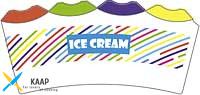 Стакан-вупаковка для морозива 350 мл паперова Ice Cream FastFood