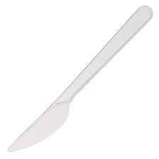 Ножи одноразовые прозрачные 16см 100шт FF Турция