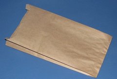 Пакет паперовий з боковою складкою для хліба 35х22х5 см., 40 г/м2, 1000 шт/ящ бурий крафт (65000)