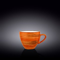 Чашка чайная Wilmax SPIRAL ORANGE 300мл WL-669336/A