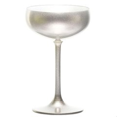 Бокал для шампанского серебряный 230 мл, h-147 мм, d-95 мм "Olympic" Stoelzle