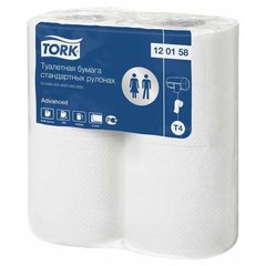 Бумага туалетная стандарт 4рул. 2 листа200лист белый 50620 120158 TORK Advanced