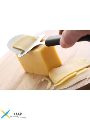 Кухонный нож-слайсер для сыра 20,5 см. Hendi с черной пластиковой ручкой (856208)