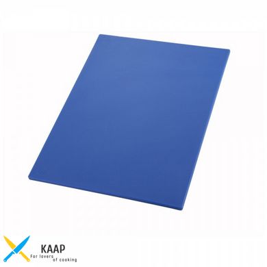 Доска разделочная 50х38х1,25 см. Winco, пластиковая синяя (1076)