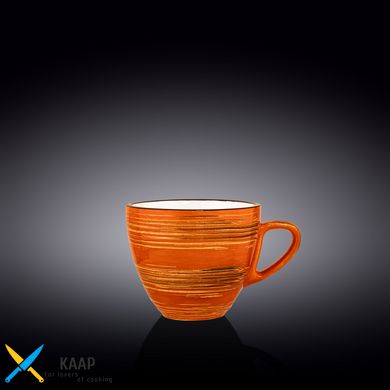 Чашка чайна Wilmax SPIRAL ORANGE 300мол WL-669336/A
