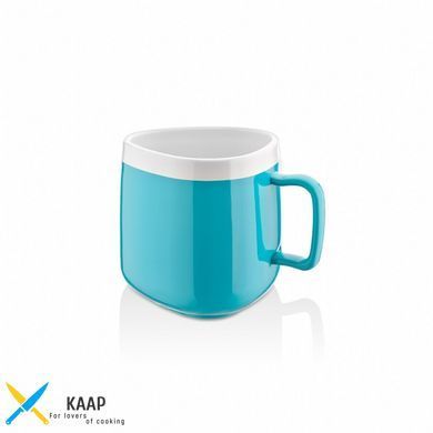 Кухоль 360мл. трикутна червона/біла, полікарбонатна (не б'ється) GastroPlast