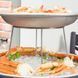 Подставка двухярусная для блюд 18,5х24х18 см. хромированная сталь Winco