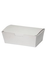 Коробка бумажная для снеков, нагетсов, суши, роллов большая 165х105х58 мм белая 25 шт
