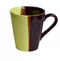 Чашка "Осінь" 350г жовто-коричневий конус O627