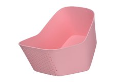 Миска із ситом рожева 21х18х27 см пластиковий Ardesto Fresh (AR1601PP)