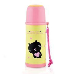 Термос 480 мл черный котенок (нерж. сталь)
