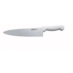 Кухонний ніж кухарський 25 см. з білою пластиковою ручкою (10426)