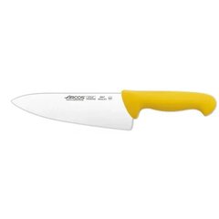 Кухонний ніж кухарський 20 см. 2900, Arcos із жовтою пластиковою ручкою (290700)