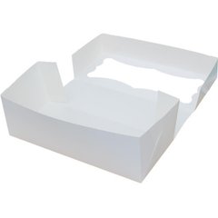Коробка для рулетов 330х150х110 мм белая картонная (бумажная)