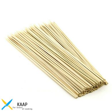 Шпажка-шампур для шашлику 25 см., 2,5 мм., 100 шт/уп бамбукова