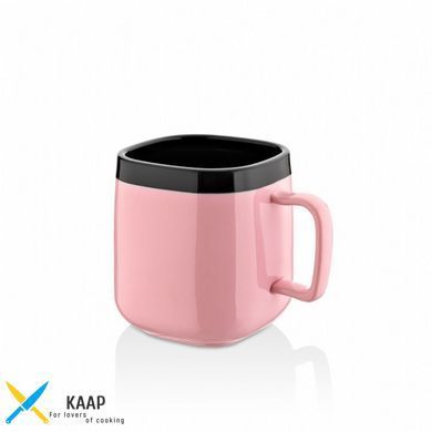 Кружка 330мл. квадратна/біла, полікарбонатна (нижкова) GastroPlast