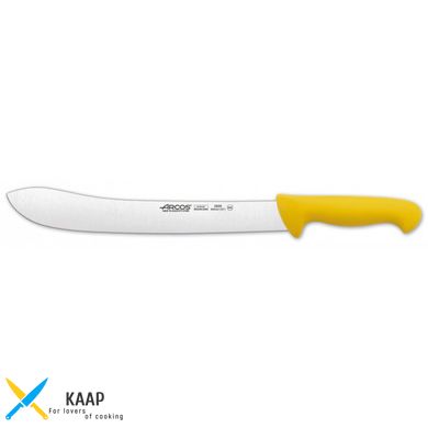 Кухонний ніж для м'яса 30 см. 2900, Arcos із жовтою пластиковою ручкою (292800)