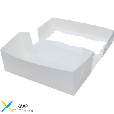 Коробка для рулетів 330х150х110 мм біла картонна (паперова)