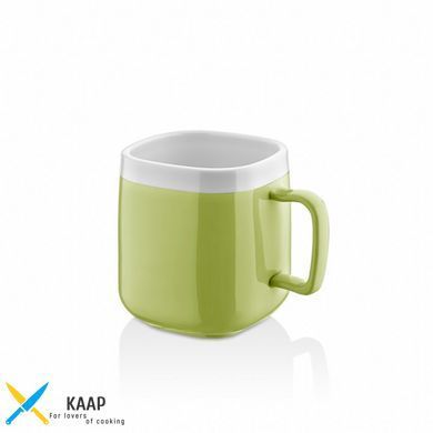 Кружка 330мл. квадратна/біла, полікарбонатна (нижкова) GastroPlast