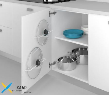 Держатель для крышек METALTEX TAPA 34х5см белый, пластиковое покрытие (364712)