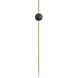 Шпажка для канапе с шариком 120 мм (12 см) 100 шт/уп бамбуковая "Черный жемчуг"