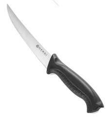 Кухонный нож филейный 14 см. Hendi с черной пластиковой ручкой (844434)