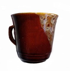 Чашка "Осінь" 350г піна коричнева конус O628