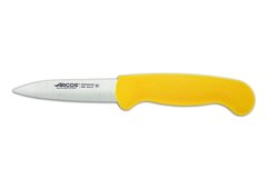 Кухонний ніж для чищення 8,5 см., 2900, Arcos із жовтою пластиковою ручкою (290000)