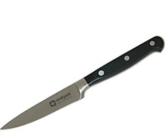 Кухонный нож для чистки овощей 10 см. Stalgast с черной пластиковой ручкой (214109)