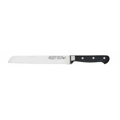 Кухонный нож для хлеба 20 см. Acero, Winco с черной пластиковой ручкой (04226)