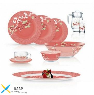 Сервиз столовый "Ambi Japanese Pink" 46 предметов Luminarc Q0929
