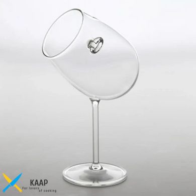 Креманка/бокал похилий 325 мл. з ручкою, боросилікатне скло Chardonnay, 100% Chef