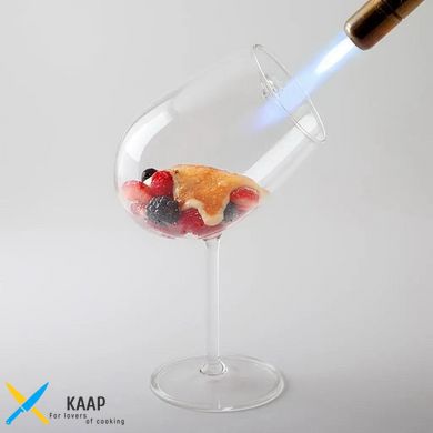 Креманка/бокал похилий 325 мл. з ручкою, боросилікатне скло Chardonnay, 100% Chef