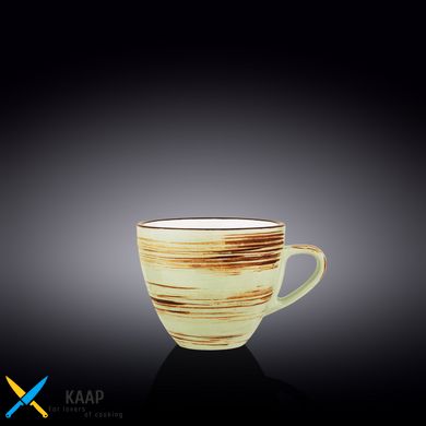 Чашка чайна Wilmax SPIRAL PISTACHIO 300мл WL-669136/A