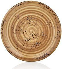 Тарілка кругла 23 см, колір коричневий (Vintage), серія Harmony HA-VT-ZT-21-DZ