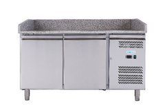 Стіл для піци 2-х дверний з гранітною поверхнею та бортом Forcold G-PZ2600TN-FC