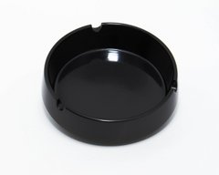 Пепельница круглая 9x2.6 см черная