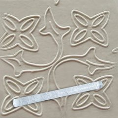 Скалка текстурная акриловая "Ромбообразные цветы" L 290 мм (шт)