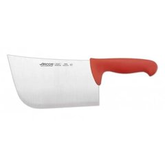 Нож-секач кухонный 22 см. с полипропиленовой ручкой красной 2900