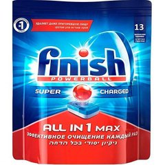 Таблетки для посудомоечной машины 13 шт таблетки, сода эффект FINISH All in 1 Max