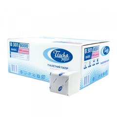 Туалетная бумага листовая, целлюлозная, белая, V – складка, 200 листов. B-301